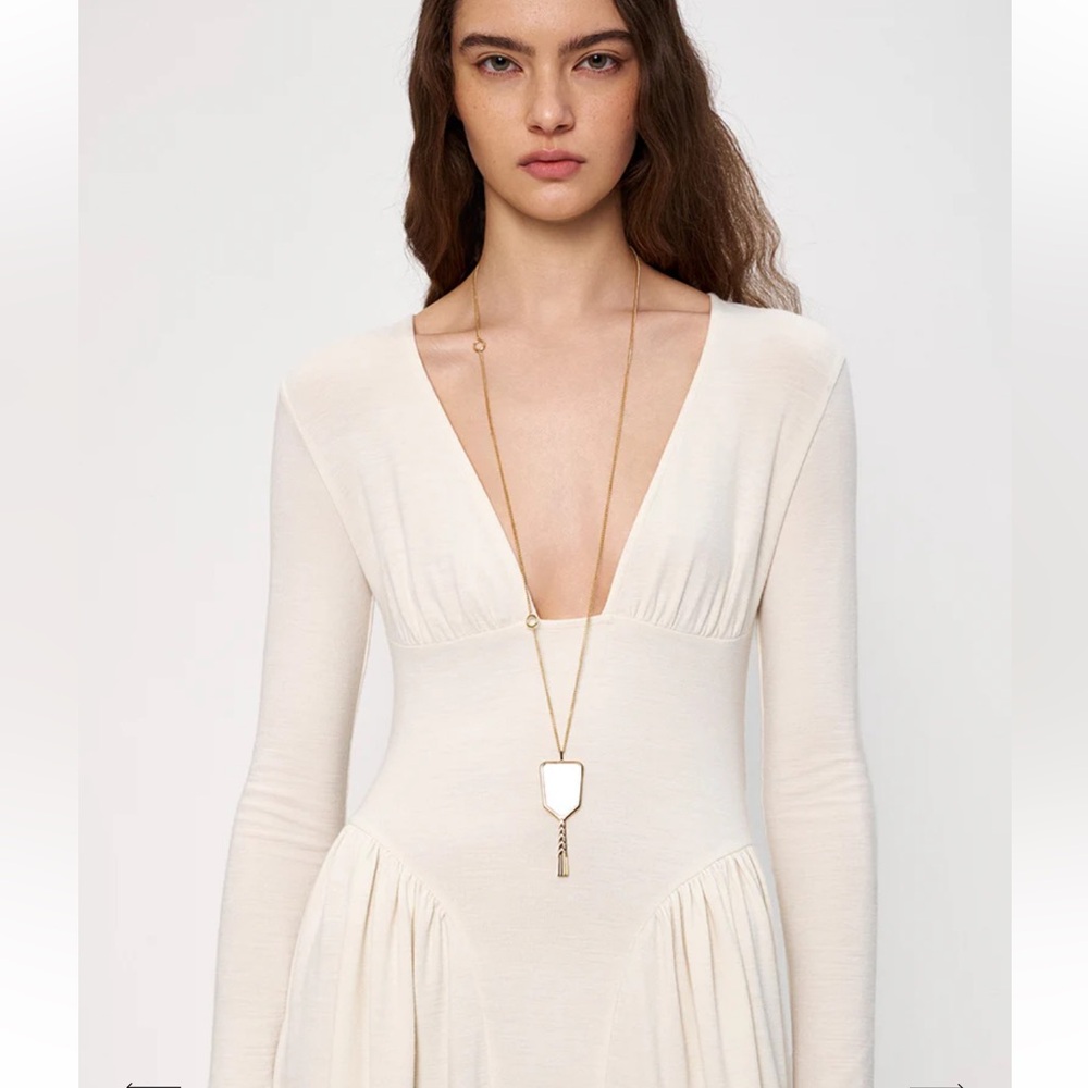 NIB Bevza Mirror Pendant Necklace